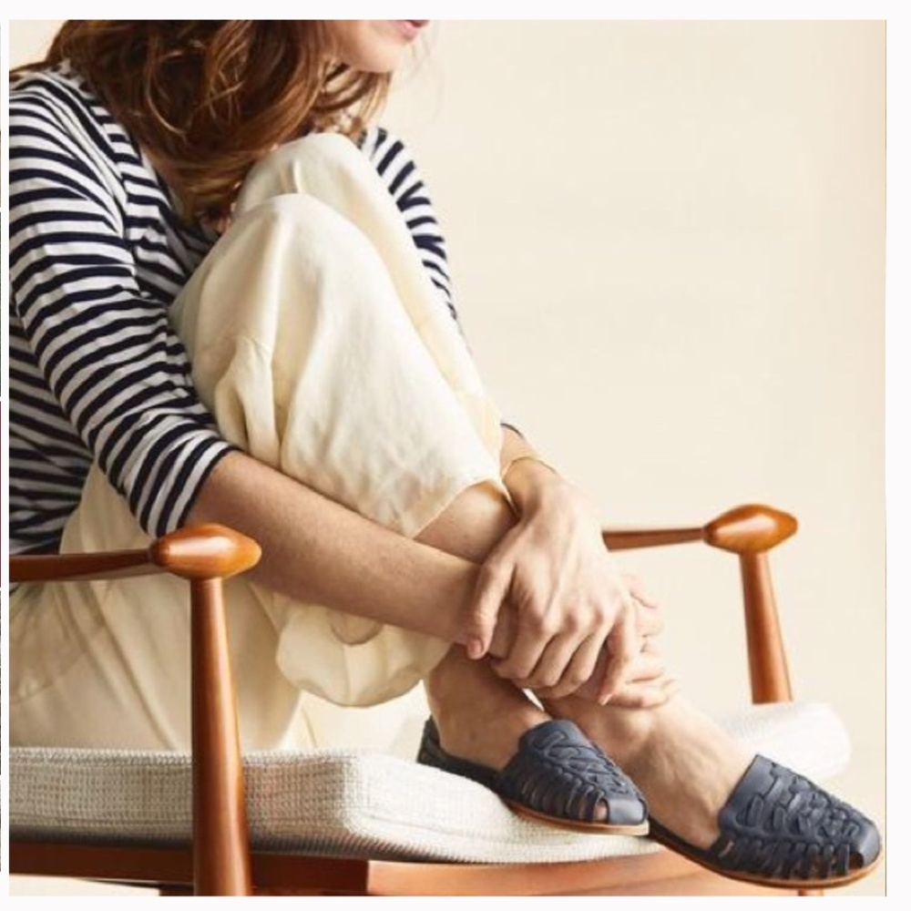 NWT Nisolo Ecuador Hurache Indigo Sandal 6